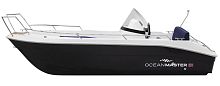 Inboard center console boat 470 Sportside console4-person max.sundeck