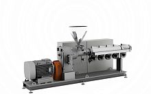Grooved feed extruder single-screw