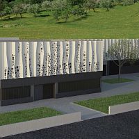 Panel cladding aluminumsteelsheet metal
