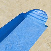 Concrete swimming pool coping DORDOGNE Seriescornercurved