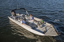 Outboard deck boat BIG EASYopenside consolesport-fishing