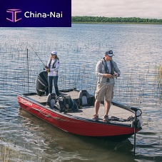 Outboard bass boat 1850 HAWK dual-consolesport-fishingaluminum