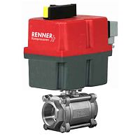 Ball valve RKE serieselectricfor controlblocking