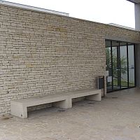 Limestone wall cladding BOURGOGNE for facadedecorative