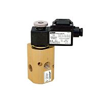 Pilot-operated solenoid valve 3-wayNCfor gas