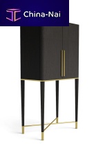 Contemporary bar cabinet Tamabrassashwith built-in light
