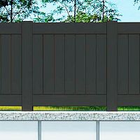 Louvered fence VD01gardenaluminumcontemporary