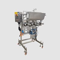 Piston dosing dispenser VP300for pasty productsfor the food industrycontinuous