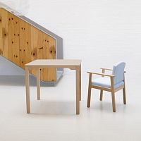 Contemporary chair SENTAindoorfabricbeech