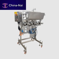 Piston dosing dispenser VP300for pasty productsfor the food industrycontinuous