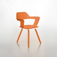 Contemporary chair MUSEoutdoorindoorpowder-coated steel