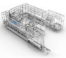 Bottle top rinser-filler-capper for the pharmaceutical industry