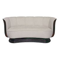 Art Deco sofa SF020fabricleatherbeige
