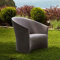 Contemporary armchair Pine Beach Moleskinfabricpineergonomic
