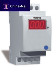 Digital voltmeter DIN railAC