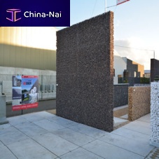 Prefab noise barrier concretewith steel framework