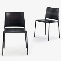 Contemporary chair KAU indoorfabricleather
