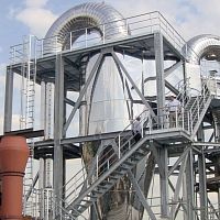 Superheated steam dryer batchfor the chemical industryfor the food industry