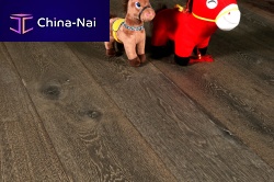 Engineered parquet floor BLACK FORESToakgluedtile