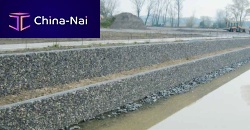 Modular gabion for consolidationfor river banks