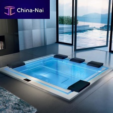 Built-in hot tub ZENrectangular8-personindoor