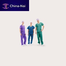 Unisex scrub uniform BARRIER®polypropylenecottondisposable