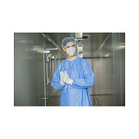 Unisex surgical gown EN13795-2