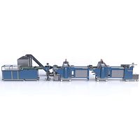 Cardboard production line rotaryfolding