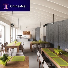 Wall sound-absorbing panel ACOUSTIC WALL COVERINGSfor partition wallwood woolhome