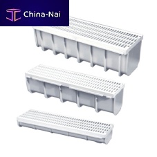 Drainage channel with grating polypropylenefor swimming pool