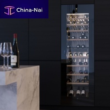 Multi-temperature wine cabinet V6000built-inbeechcarbon