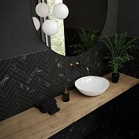 Countertop washbasin AVELLINOenameled metalsteelwith counter