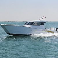 Center console catamaran SilverCat 34HToutboardtwin-enginehard-top