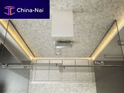 Glass shower cubicle BX.201 LITEwith sliding doorrectangularclear glass