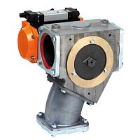 Ball valve MAYKpneumatically-operateddiverterfor liquid food products and beverages