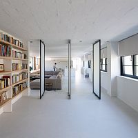 Interior door 5730 - Multipleanodized aluminumpivotingcontemporary