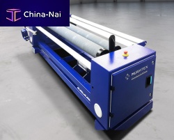 Fabric rewinder-winder roller