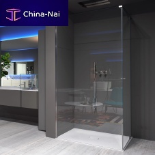 Fixed shower screen BILICOswingcornerfor alcoves