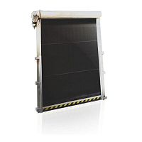 Explosion-proof door roll upfold-upfabric