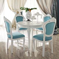 Traditional chair BELLA VITAindoorfabricwooden base
