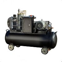 Tank-mounted compressor AHX series2 screwsairelectrically-powered