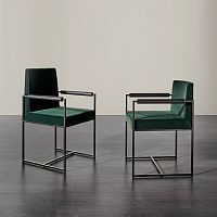 Contemporary chair RIDER indoorfabricleather
