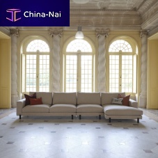 Modular sofa GARLANDcontemporaryfabricgray
