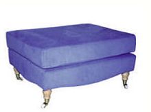 Traditional pouf DERBYfabric
