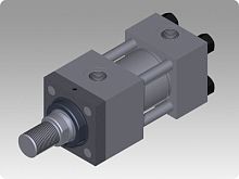 Hydraulic cylinder CMB A3 double-actingcompact