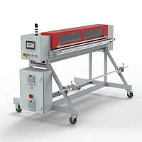 Plastic film unwinder for packaging