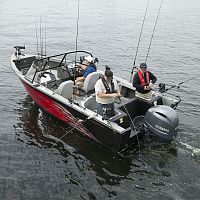 Outboard bay boat 196dual-consolesport-fishing9-person max.