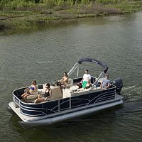 Outboard pontoon boat 818 Fishsport-fishing8-person max.