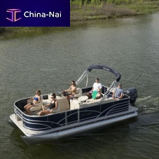 Outboard pontoon boat 818 Fishsport-fishing8-person max.