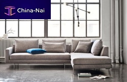 Modular sofa EDGEcontemporaryfabricleather